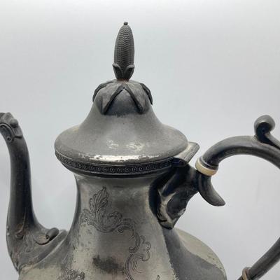 LOT 249: Silver Plate Collection (Rogers Smith, John Wanamaker, English Silver by Leonard Silver, Anchor Hocking Fire-King Ovenware) and...