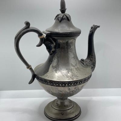 LOT 249: Silver Plate Collection (Rogers Smith, John Wanamaker, English Silver by Leonard Silver, Anchor Hocking Fire-King Ovenware) and...