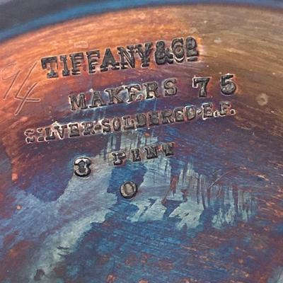 LOT 250: Tiffany & Co. Makers 75 Silver Soldered Monogrammed Tea Pot