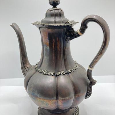 LOT 250: Tiffany & Co. Makers 75 Silver Soldered Monogrammed Tea Pot