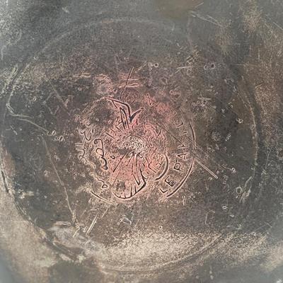 LOT 256: Vintage Silver Plated / Pewter Tea Pots and Cut Crystal Creamer