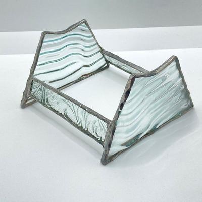 LOT 257: Pair of Vintage Brass and Copper Kaleidoscopes (1983 1728 and 1984 1538) with Glass Holding Stand