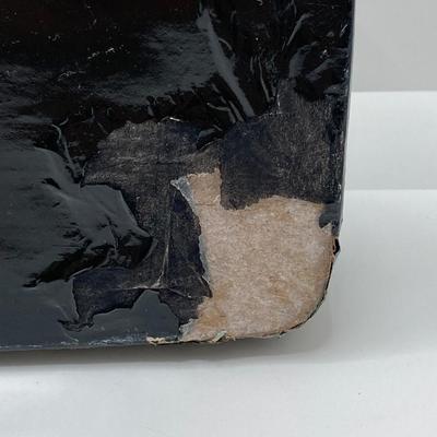 LOT 259: Signed Country Traditions of Waterloo Mallard, Etched Crystal Pitcher and Hand Made in India Painted Lacquer Animal Motif...