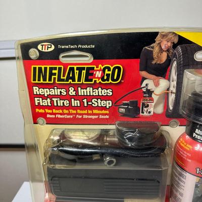 LOT 261: Car Essentials! Ice Scrapers, Bungee Cords, Inflate n Go & More!