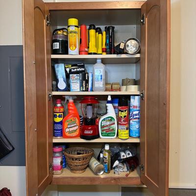 LOT 265: Household Essentials! All Contents Of Cabinet!
