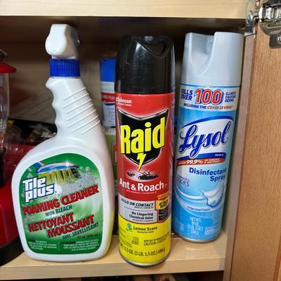 LOT 265: Household Essentials! All Contents Of Cabinet!