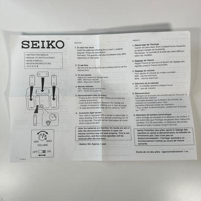 LOT 267: Seiko Clocks Phantom Of The Opera Motion Clock w/ Box