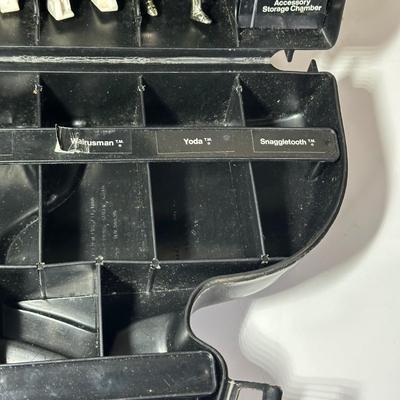 LOT 269: Vintage Star Wars Action Figures w/ Darth Vader Carrying Case