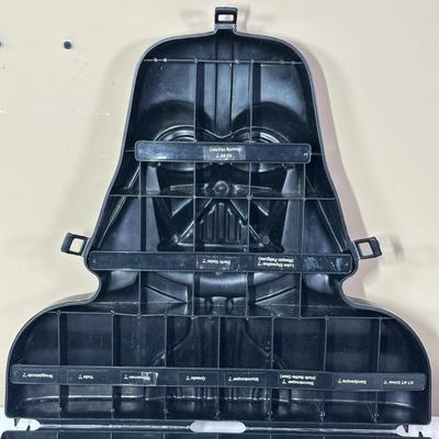 LOT 269: Vintage Star Wars Action Figures w/ Darth Vader Carrying Case