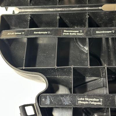 LOT 269: Vintage Star Wars Action Figures w/ Darth Vader Carrying Case