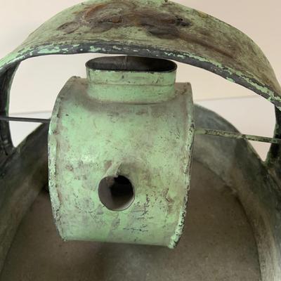 LOT:276: Vintage/Antique Metal Oil Burning "Eternal Flame"