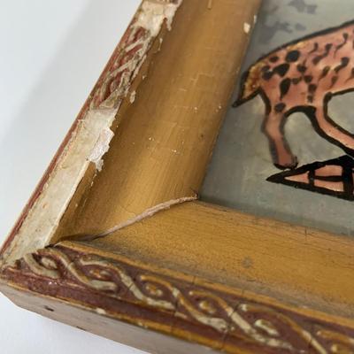 LOT:278: Set of Two (2) Vintage Israeli House Blessing Wall Art