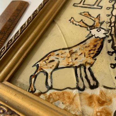 LOT:278: Set of Two (2) Vintage Israeli House Blessing Wall Art