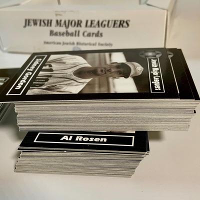 LOT:280: Box of Jewish Major Leager Baseball Cards