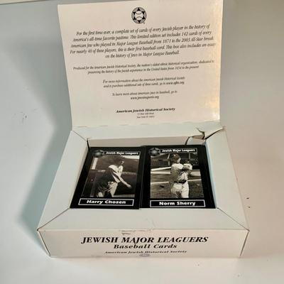 LOT:280: Box of Jewish Major Leager Baseball Cards