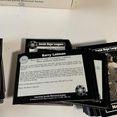 LOT:280: Box of Jewish Major Leager Baseball Cards