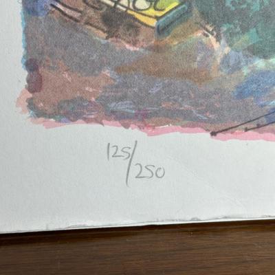 LOT 380: 4 Signed Prints by Josie Stern