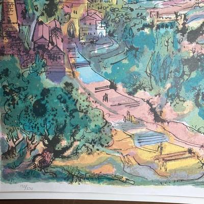 LOT 380: 4 Signed Prints by Josie Stern