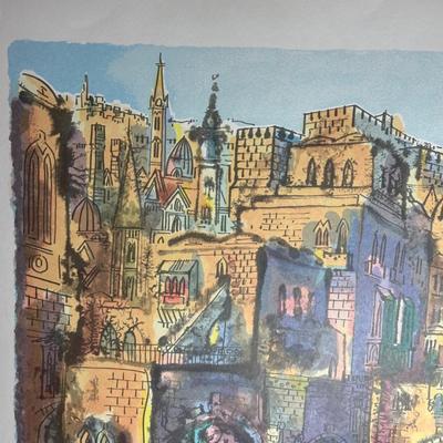 LOT 380: 4 Signed Prints by Josie Stern