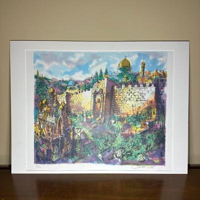 LOT 380: 4 Signed Prints by Josie Stern