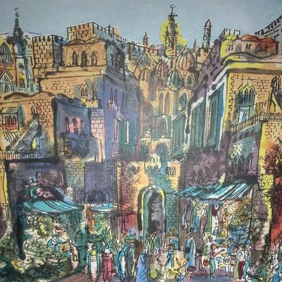 LOT 380: 4 Signed Prints by Josie Stern