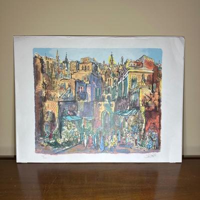 LOT 380: 4 Signed Prints by Josie Stern
