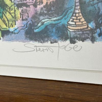 LOT 380: 4 Signed Prints by Josie Stern