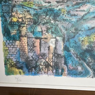 LOT 380: 4 Signed Prints by Josie Stern