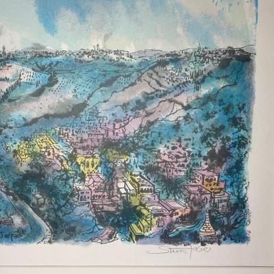 LOT 380: 4 Signed Prints by Josie Stern