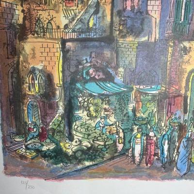 LOT 380: 4 Signed Prints by Josie Stern