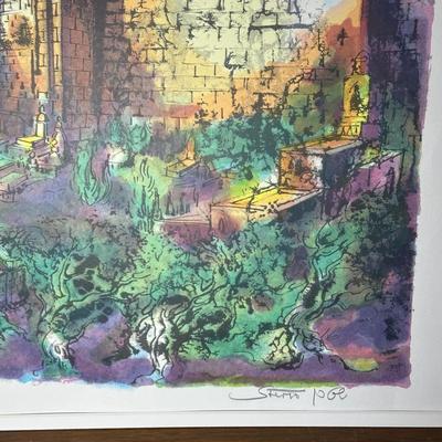 LOT 380: 4 Signed Prints by Josie Stern