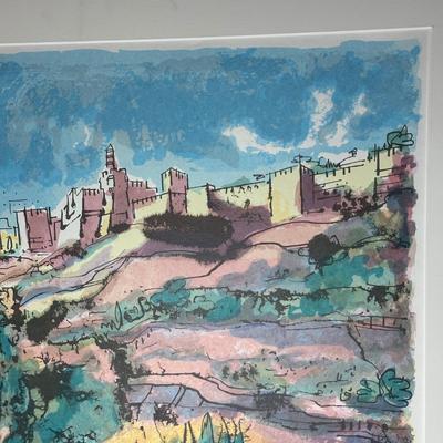 LOT 380: 4 Signed Prints by Josie Stern