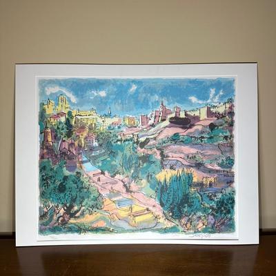 LOT 380: 4 Signed Prints by Josie Stern