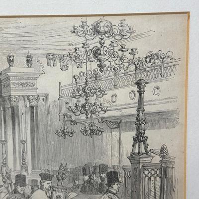 LOT 382: Western Synagogue Print & More