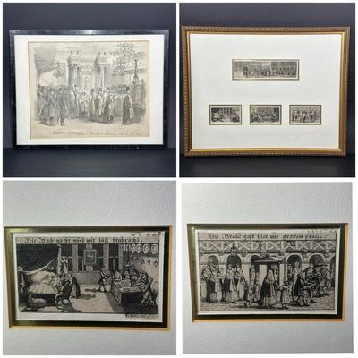LOT 382: Western Synagogue Print & More