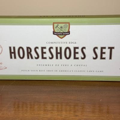 LOT 383: Restoration Hardware Horseshoe Set New in Box