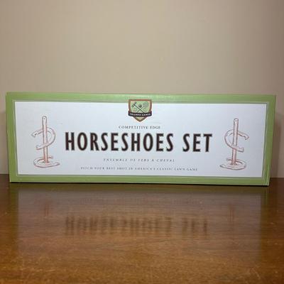 LOT 383: Restoration Hardware Horseshoe Set New in Box