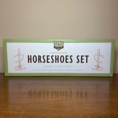 LOT 383: Restoration Hardware Horseshoe Set New in Box