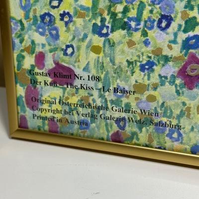 LOT 385: 3 Framed Prints by Gustav Klimt