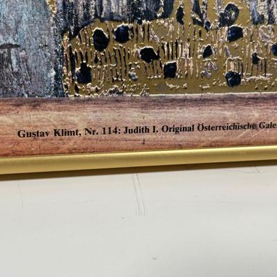 LOT 385: 3 Framed Prints by Gustav Klimt