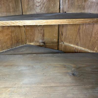 LOT 386 Antique Corner Cabinet
