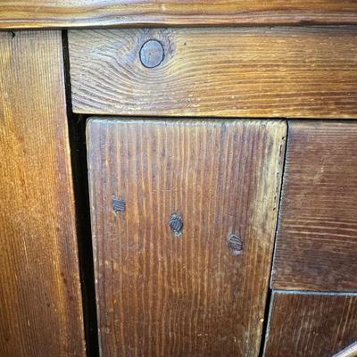 LOT 386 Antique Corner Cabinet