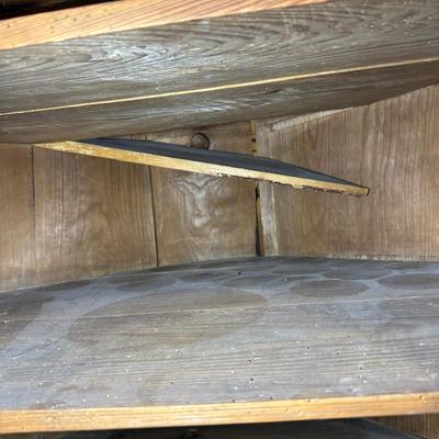 LOT 386 Antique Corner Cabinet