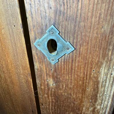 LOT 386 Antique Corner Cabinet