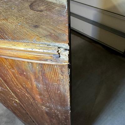 LOT 386 Antique Corner Cabinet