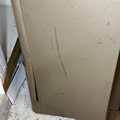 LOT 387: 2 Two Door Steel Cabinets