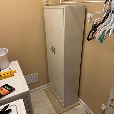 LOT 387: 2 Two Door Steel Cabinets