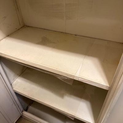 LOT 387: 2 Two Door Steel Cabinets