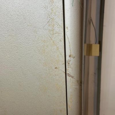 LOT 387: 2 Two Door Steel Cabinets