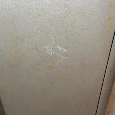 LOT 387: 2 Two Door Steel Cabinets